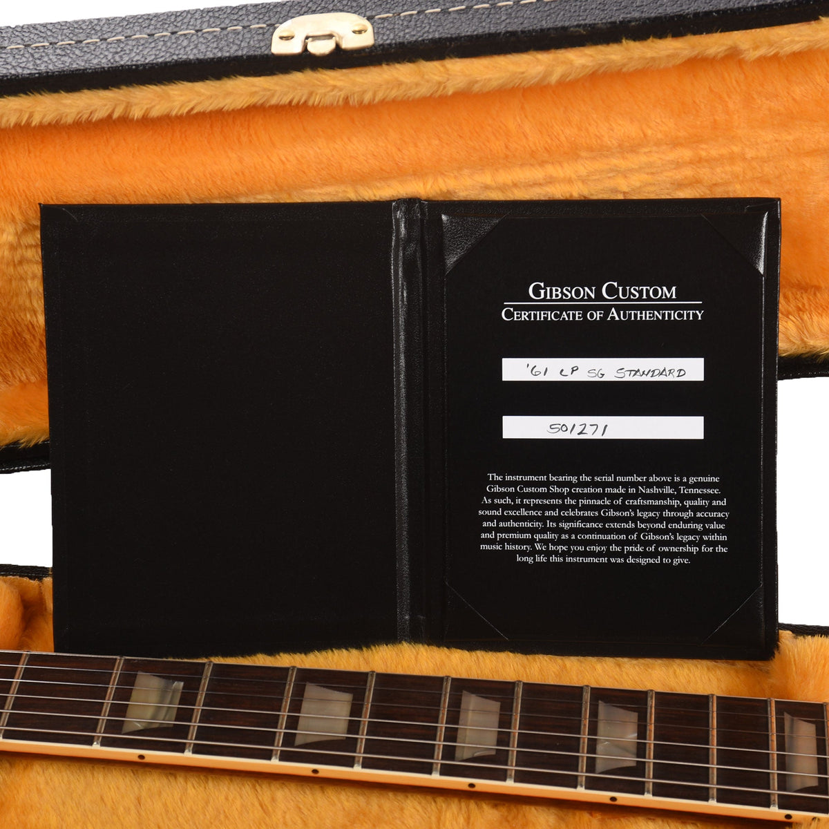 Gibson Custom Shop 1961 Les Paul SG Standard "CME Spec" Antique Vintage Cherry VOS w/Maestro Vibrola - View 9 |