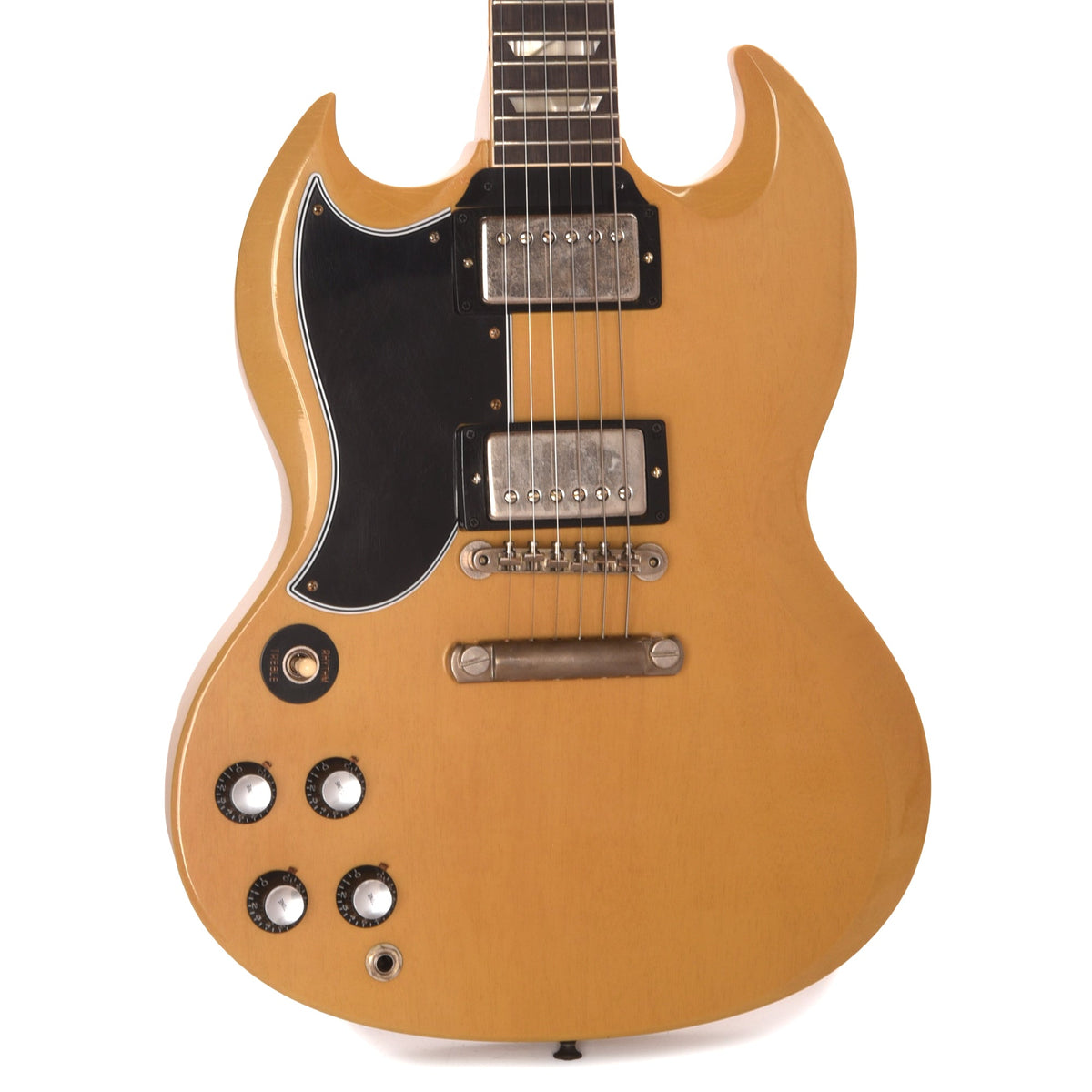 Gibson Custom Shop 1961 SG Les Paul Standard "CME Spec" LEFTY Antique TV Yellow Ultra Light Aged - View 2 | MusicMarket