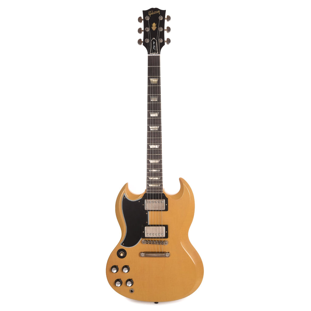 Gibson Custom Shop 1961 SG Les Paul Standard "CME Spec" LEFTY Antique TV Yellow Ultra Light Aged - View 4 | MusicMarket
