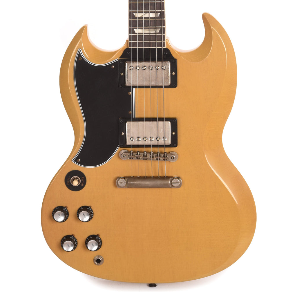 Gibson Custom Shop 1961 SG Les Paul Standard "CME Spec" LEFTY Antique TV Yellow Ultra Light Aged - MusicMarket
