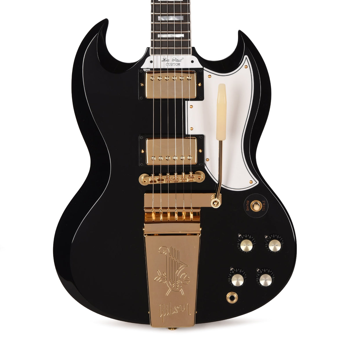 Gibson Custom Shop 1963 SG Custom "CME Spec" Ebony Gloss w/Maestro Vibrola - View 2 | MusicMarket