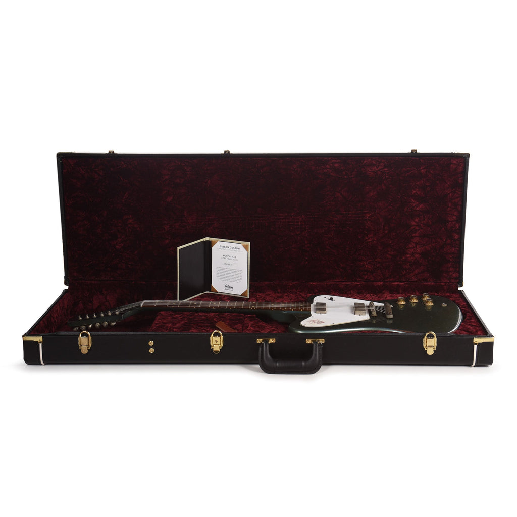 Gibson Custom Shop 1965 Non-Reverse Firebird Pelham Blue Murphy Lab Ultra Heavy Aged w/Stop Bar - View 8 | MusicMarket