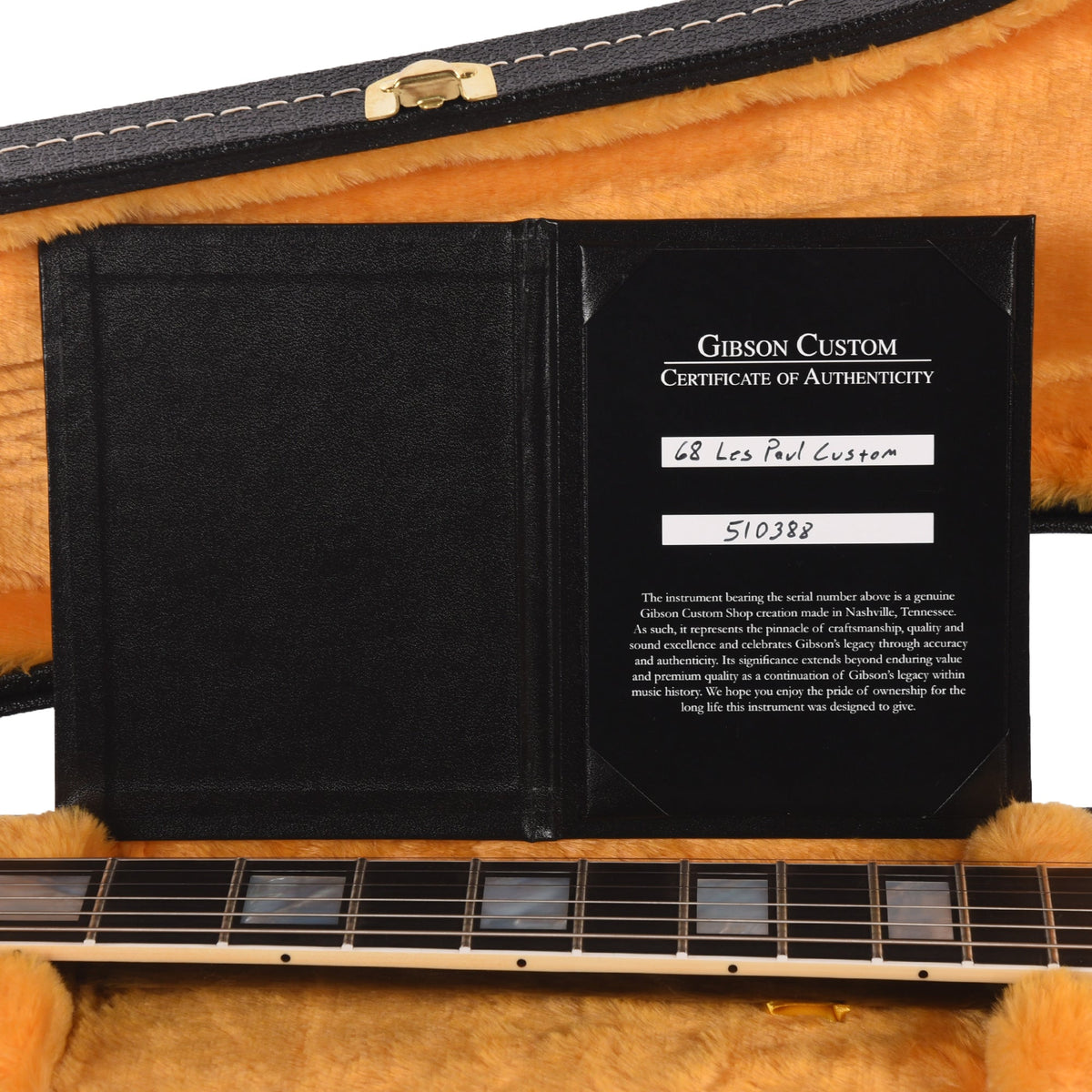 Gibson Custom Shop 1968 Les Paul Custom "CME Spec" Antique Ebony VOS w/Custom "S" Buckers - View 9 | MusicMarket
