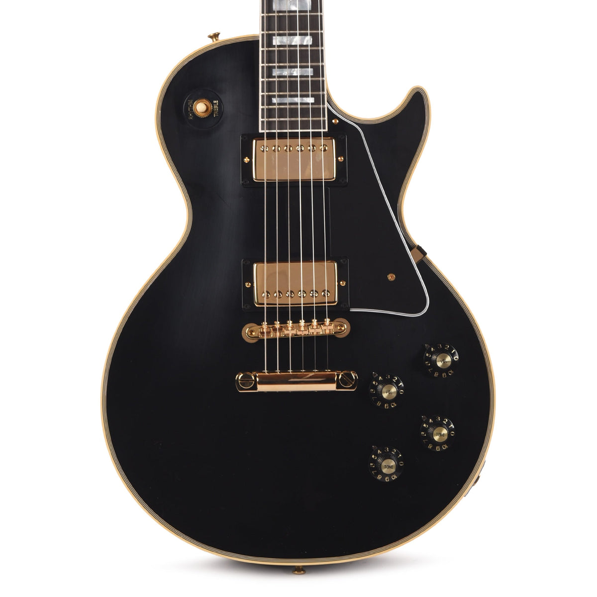Gibson Custom Shop 1968 Les Paul Custom "CME Spec" Antique Ebony VOS w/Custom "S" Buckers - View 2 | MusicMarket