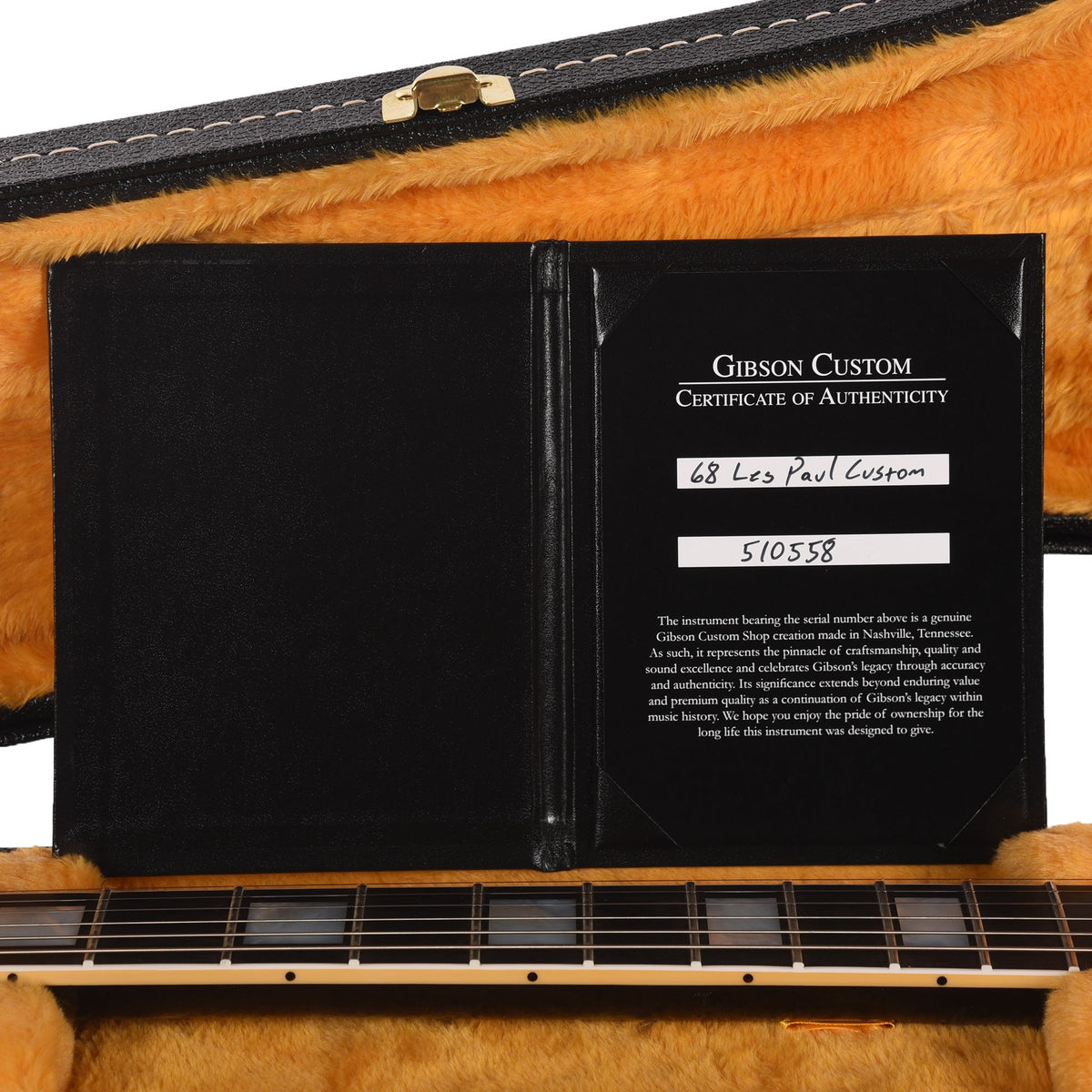Gibson Custom Shop 1968 Les Paul Custom "CME Spec" Ebony VOS w/Chambered Body & Custom "S" Buckers - View 9 |
