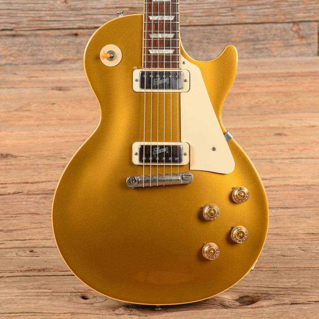 Gibson Custom Shop '54 Les Paul w/1972 Embossed Mini Humbuckers Goldtop 1996 - MusicMarket