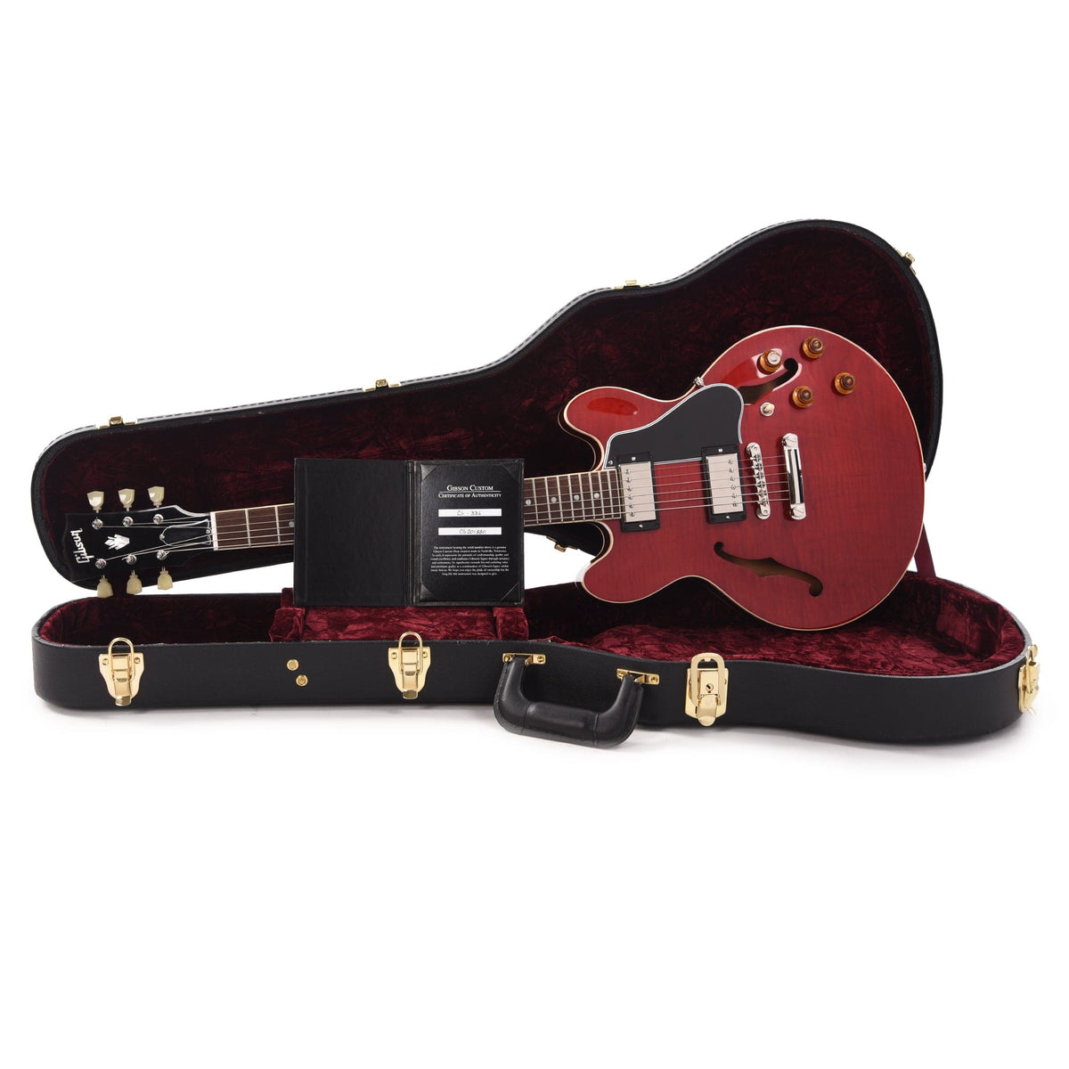 Gibson Custom Shop CS-336 Figured Top Faded Cherry Gloss - View 9 | MusicMarket