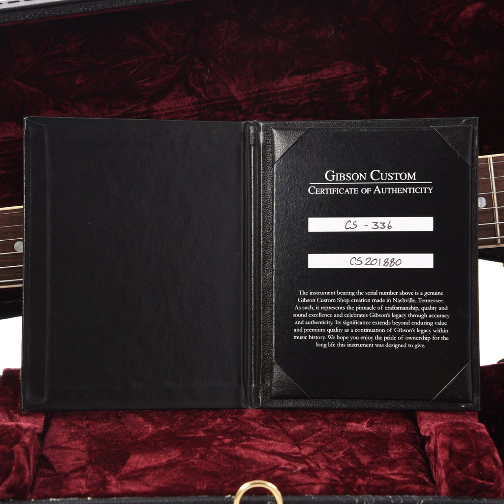 Gibson Custom Shop CS-336 Figured Top Faded Cherry Gloss - View 10 | MusicMarket