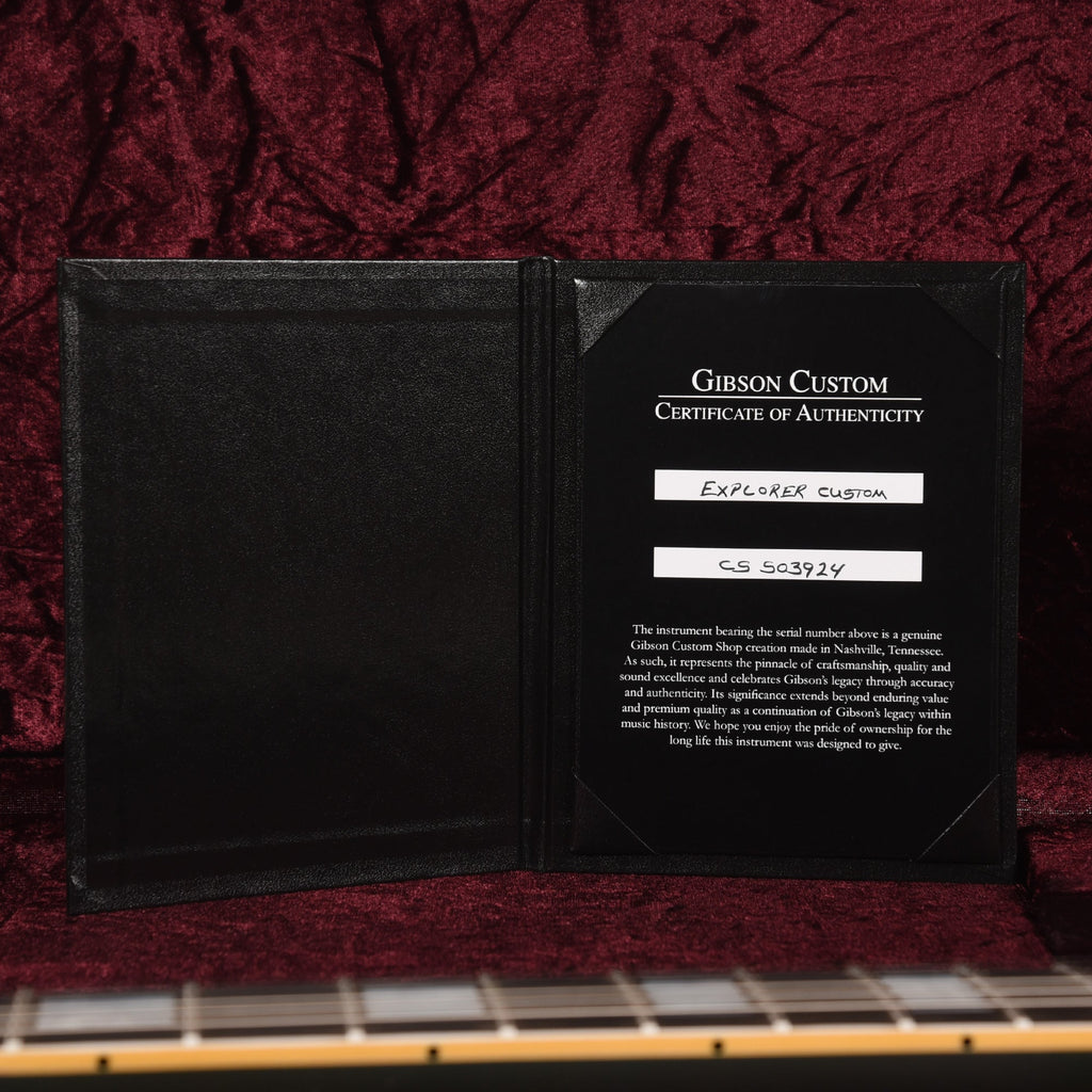 Gibson Custom Shop Explorer Custom "CME Spec" Antique Pelham Blue VOS - View 9 | MusicMarket