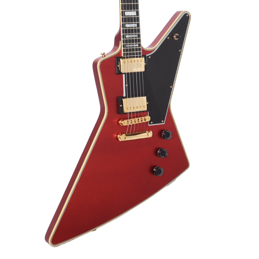 Gibson Custom Shop Explorer Custom "CME Spec" Antique Red Sparkle VOS w/Black Stinger - MusicMarket
