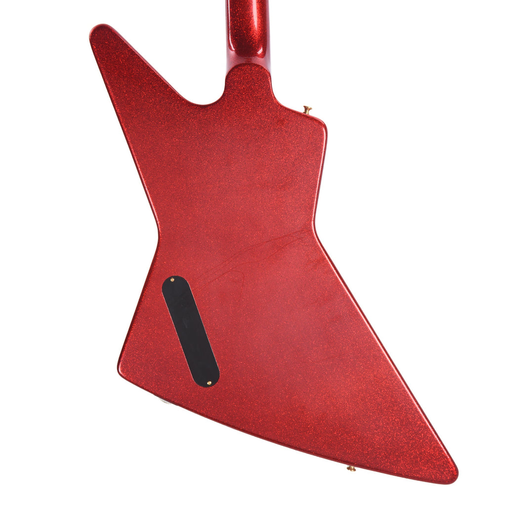 Gibson Custom Shop Explorer Custom "CME Spec" Antique Red Sparkle VOS w/Black Stinger - View 3 | MusicMarket