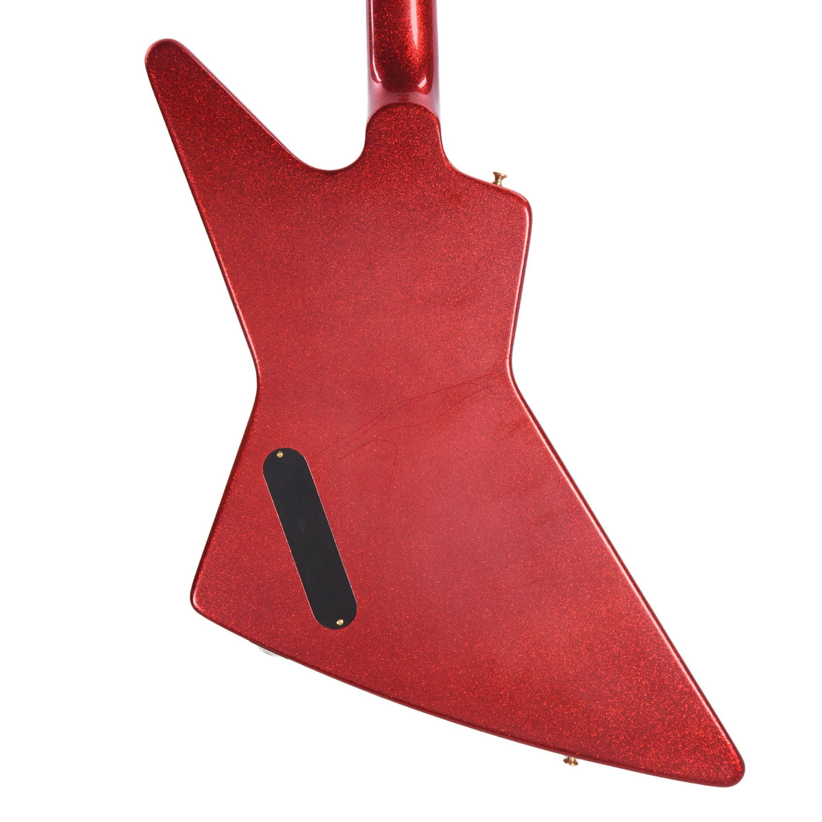Gibson Custom Shop Explorer Custom "CME Spec" Antique Red Sparkle VOS w/Black Stinger - View 3 | MusicMarket