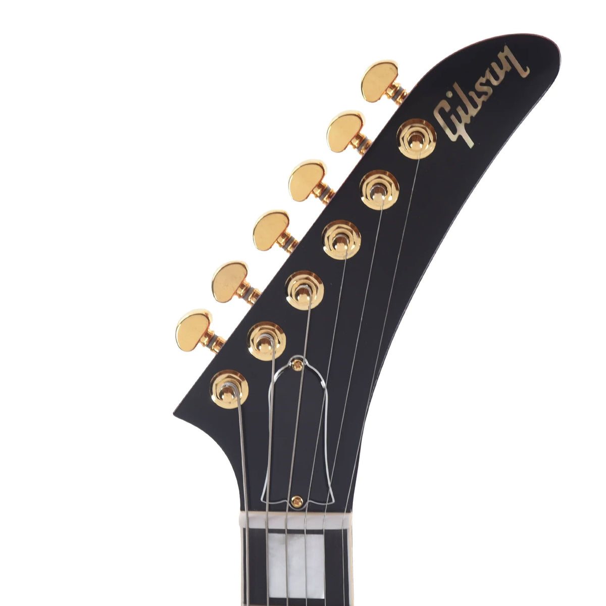 Gibson Custom Shop Explorer Custom "CME Spec" Antique Red Sparkle VOS w/Black Stinger - View 6 | MusicMarket