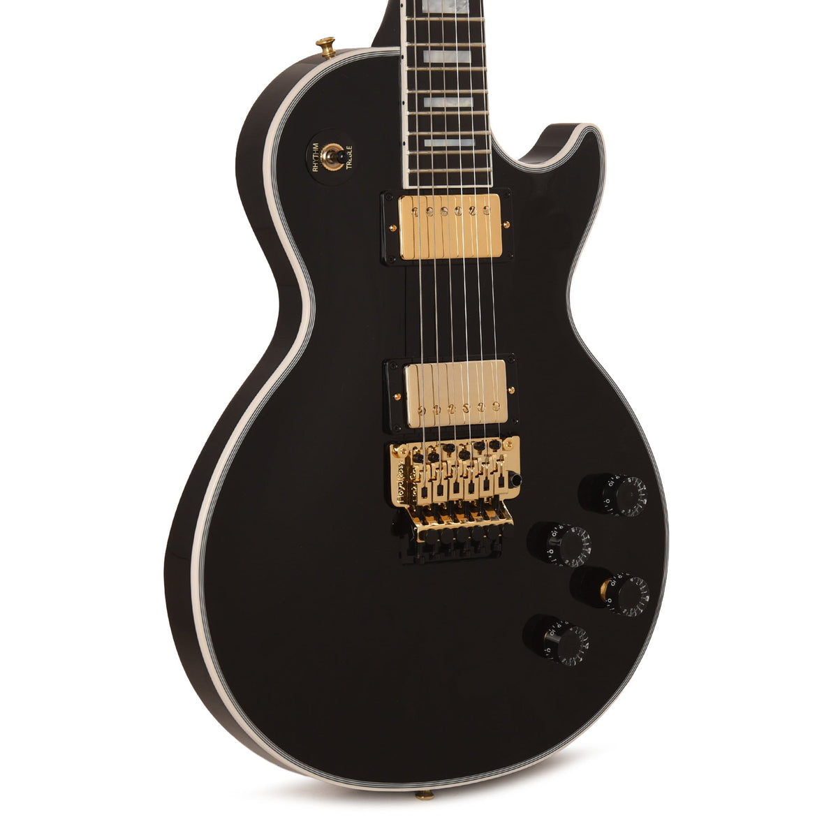 Gibson Custom Shop Les Paul Axcess Custom Ebony Gloss w/Floyd Rose - MusicMarket