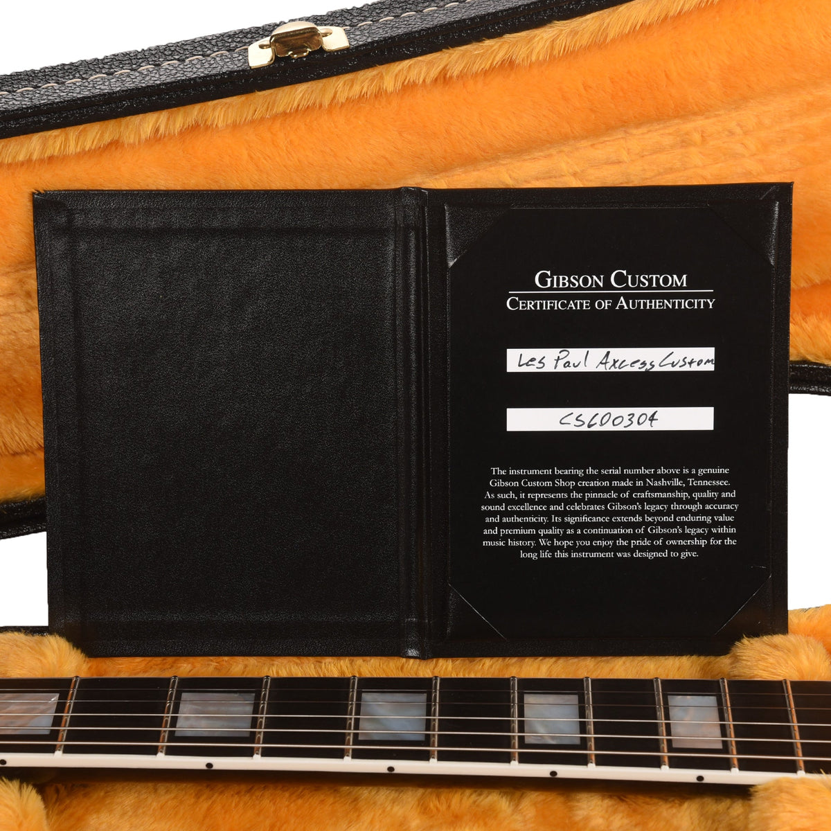 Gibson Custom Shop Les Paul Axcess Custom Ebony Gloss w/Floyd Rose - View 9 | MusicMarket