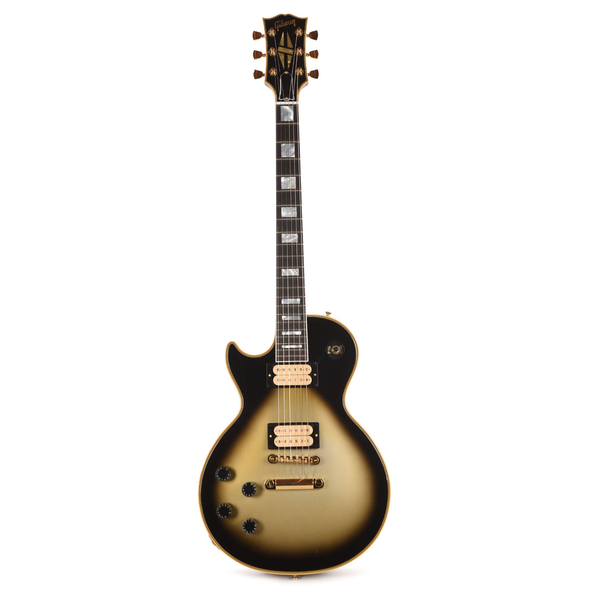 Gibson Custom Shop Les Paul Axcess Custom LEFTY Heavy Antique Silverburst Gloss w/Stop Bar - View 4 | MusicMarket