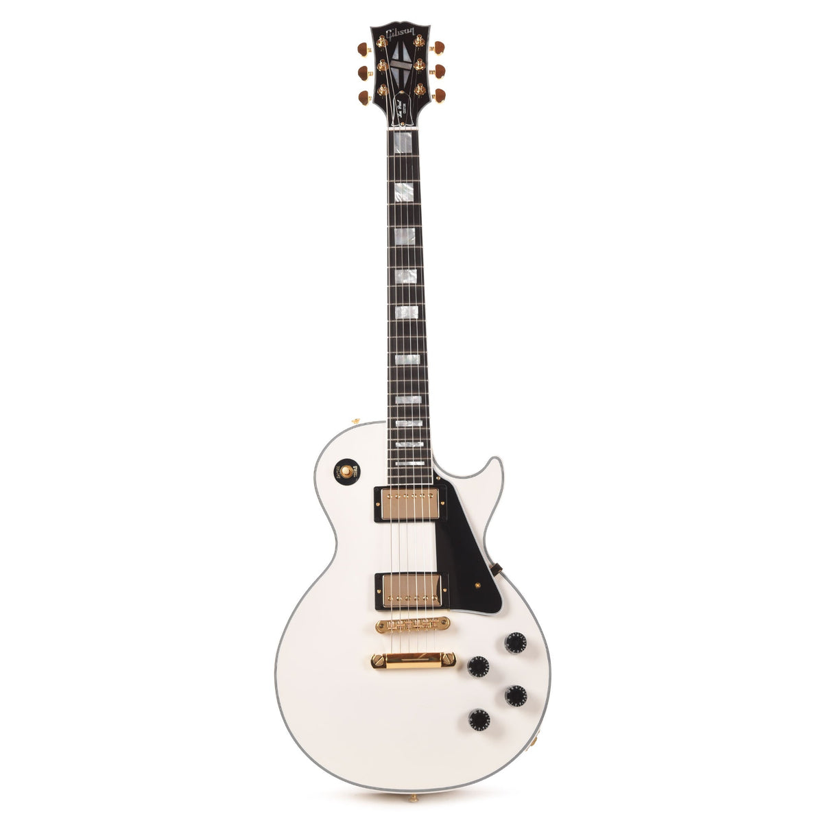 Gibson Custom Shop Les Paul Custom Alpine White Gloss - View 4 | MusicMarket