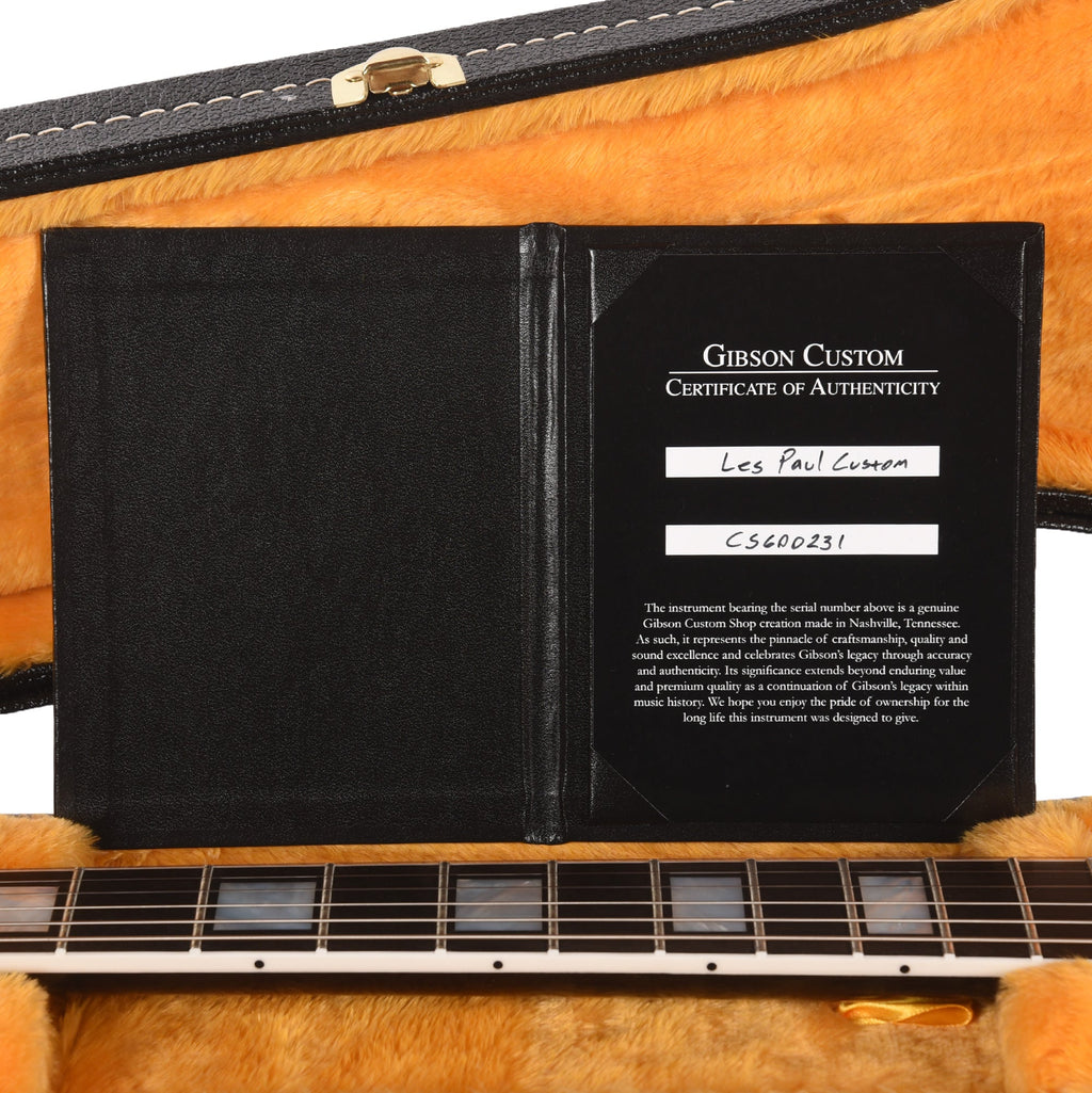 Gibson Custom Shop Les Paul Custom Ebony Gloss - View 9 | MusicMarket