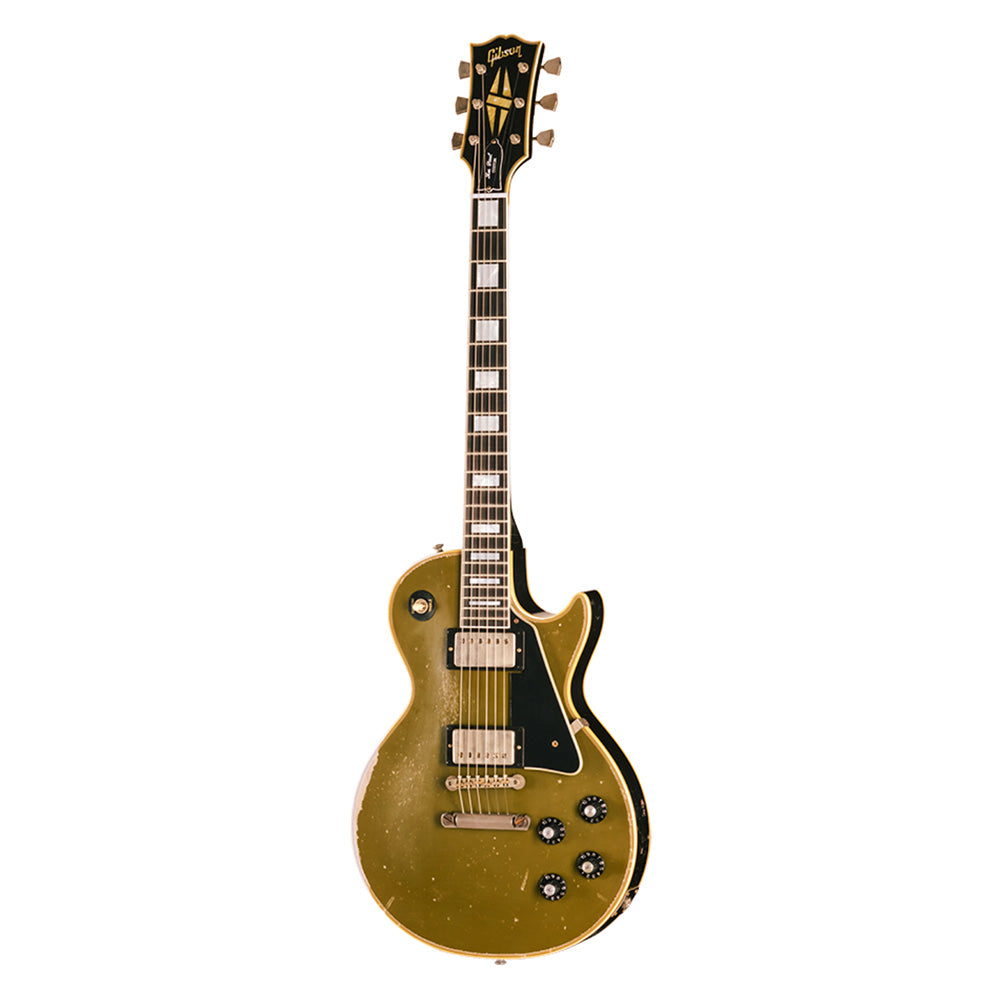 Gibson Custom Shop Limited Edition 1968 Les Paul Custom Reissue Heavy Aged Olive Drab w/Ebony Back - MusicMarket
