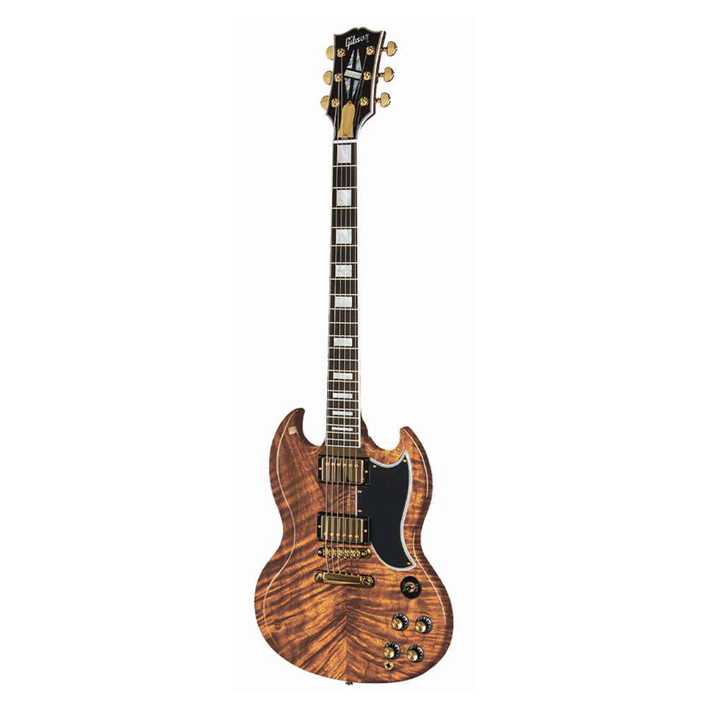 Gibson Custom Shop Limited Edition SG Custom Gloss Walnut w/Koa Top - MusicMarket