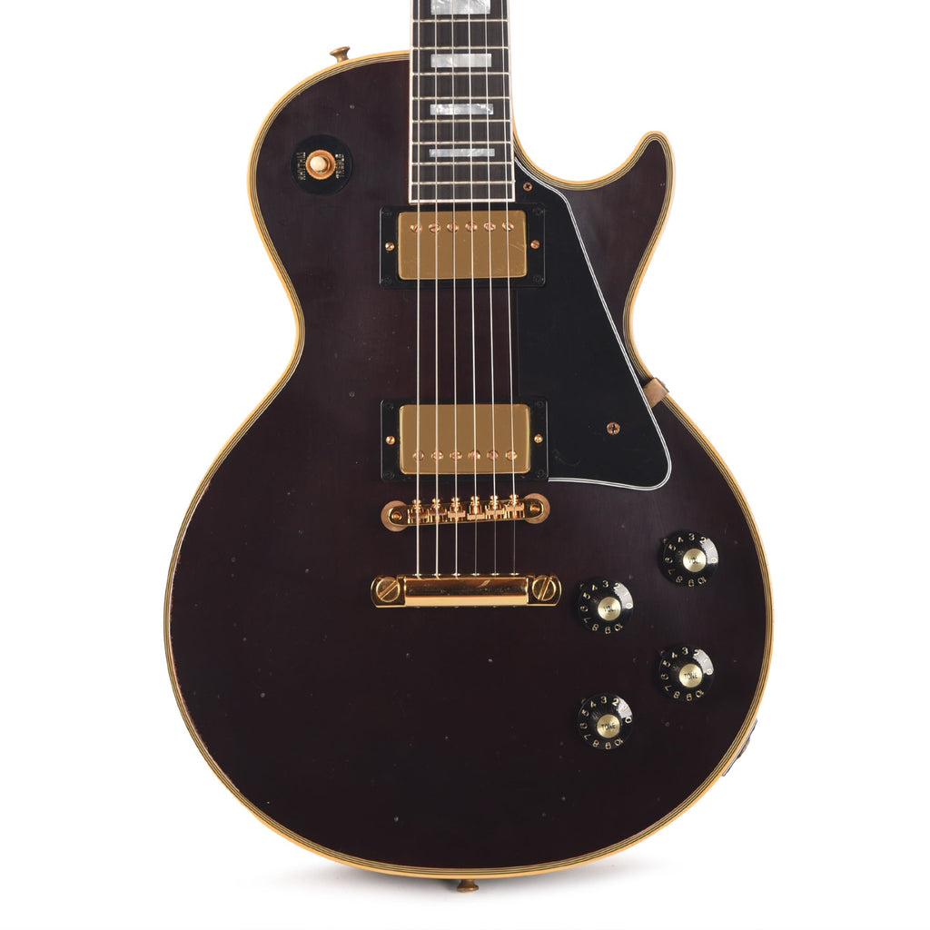 Gibson Custom Shop Limited Run 1968 Les Paul Custom Antique Dark Walnut Murphy Lab Light Aged - View 2 | MusicMarket