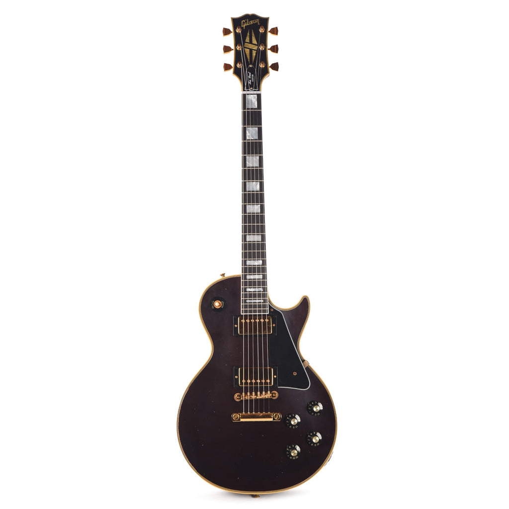 Gibson Custom Shop Limited Run 1968 Les Paul Custom Antique Dark Walnut Murphy Lab Light Aged - View 4 | MusicMarket