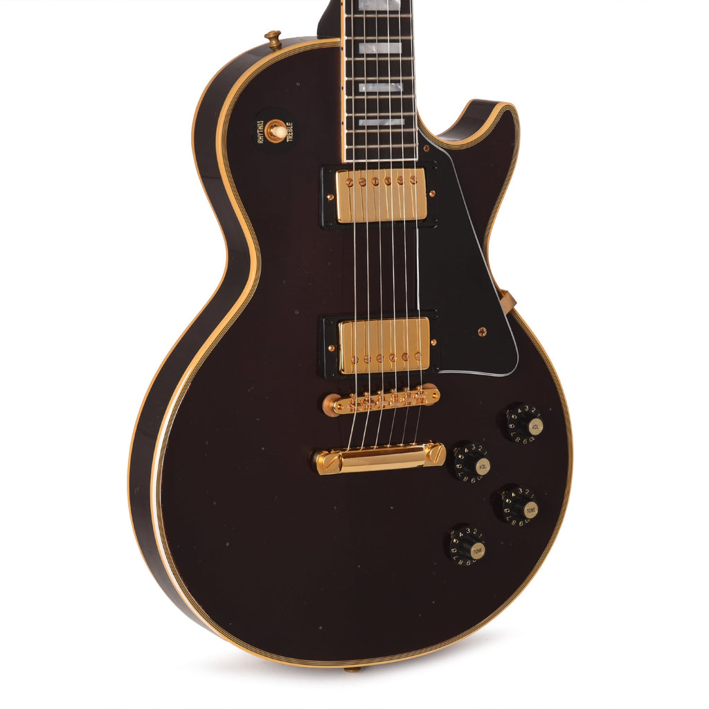 Gibson Custom Shop Limited Run 1968 Les Paul Custom Antique Dark Walnut Murphy Lab Light Aged - MusicMarket