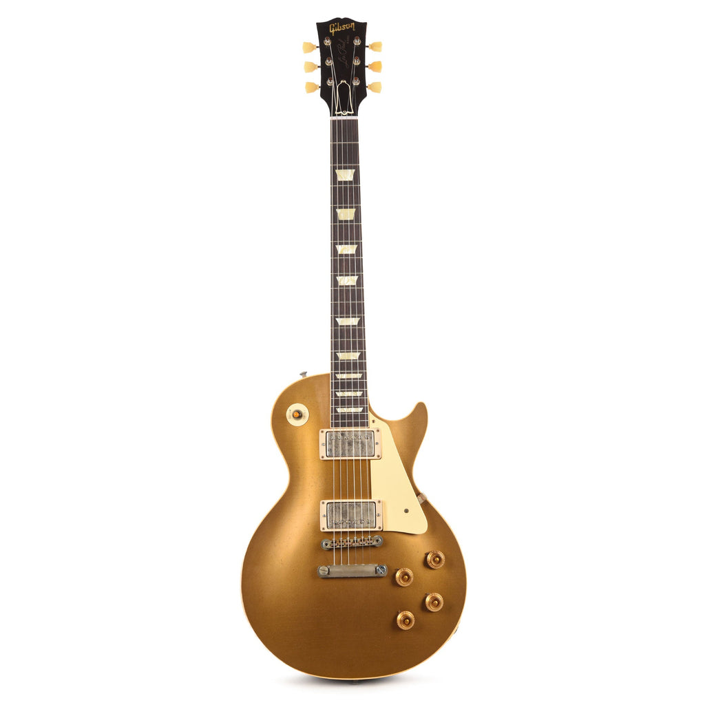 Gibson Custom Shop Murphy Lab 1957 Les Paul Goldtop Darkback Reissue Double Gold Light Aged - View 4 | MusicMarket