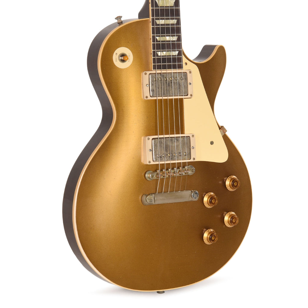 Gibson Custom Shop Murphy Lab 1957 Les Paul Goldtop Darkback Reissue Double Gold Light Aged - MusicMarket