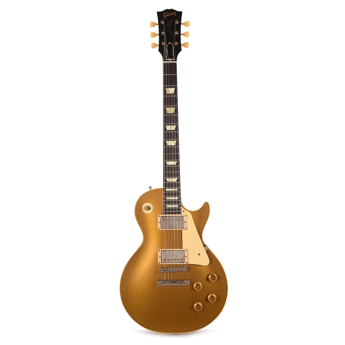 Gibson Custom Shop Murphy Lab 1957 Les Paul Goldtop Reissue Double Gold Ultra Light Aged - View 4 | MusicMarket