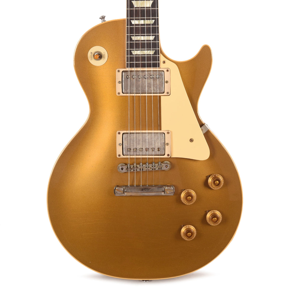 Gibson Custom Shop Murphy Lab 1957 Les Paul Goldtop Reissue Double Gold Ultra Light Aged - View 2 | MusicMarket