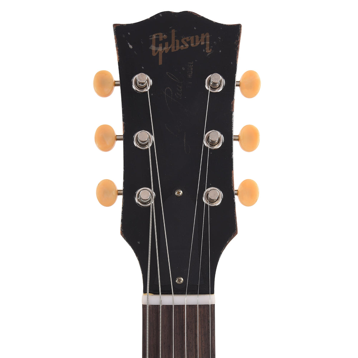 Gibson Custom Shop Murphy Lab 1957 Les Paul Junior Single Cut Reissue TV Yellow Heavy Aged - View 6 | MusicMarket