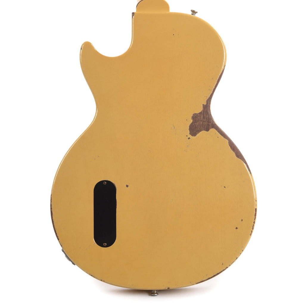 Gibson Custom Shop Murphy Lab 1957 Les Paul Junior Single Cut Reissue TV Yellow Heavy Aged - View 3 | MusicMarket