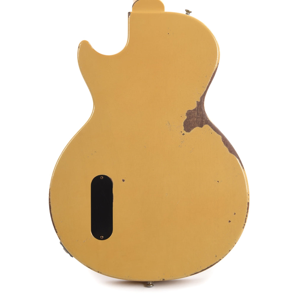 Gibson Custom Shop Murphy Lab 1957 Les Paul Junior Single Cut Reissue TV Yellow Heavy Aged - View 3 | MusicMarket
