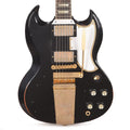 Gibson Custom Shop Murphy Lab 1961 LP/SG Standard "CME Spec" Heavy Antique Ebony Heavy Aged w/Maestro Vibrola -