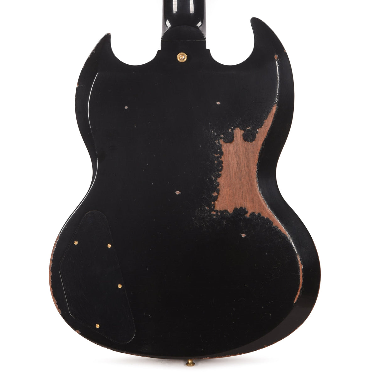 Gibson Custom Shop Murphy Lab 1961 LP/SG Standard "CME Spec" Heavy Antique Ebony Heavy Aged w/Maestro Vibrola -