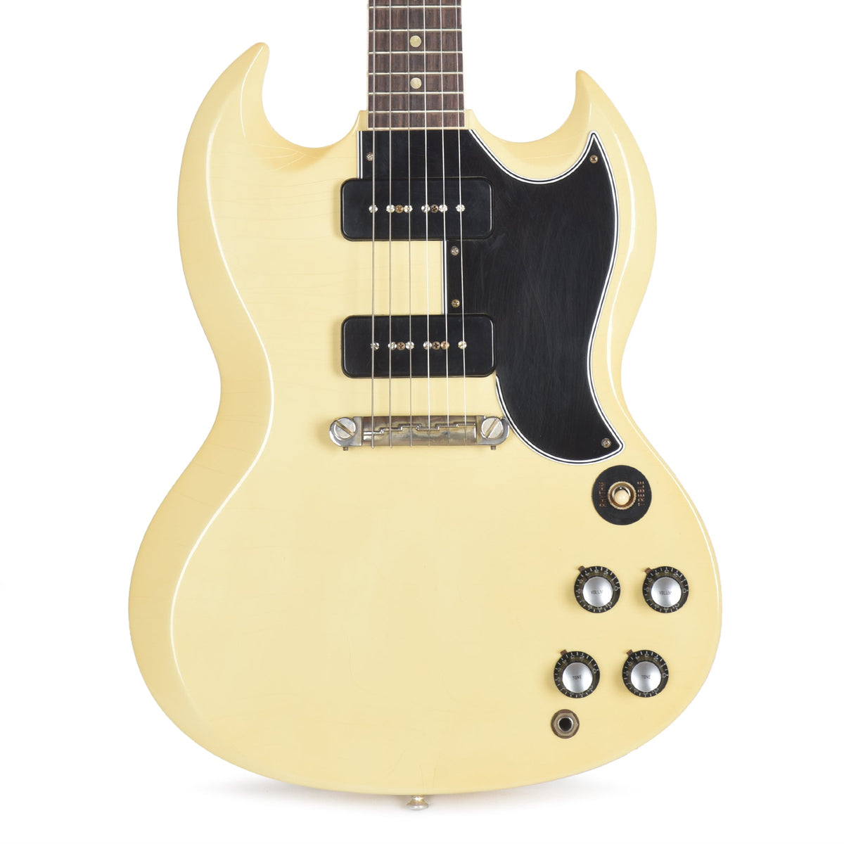 Gibson Custom Shop Murphy Lab 1963 SG Special Reissue Classic White Ultra Light Aged w/Lightning Bar - View 2 |