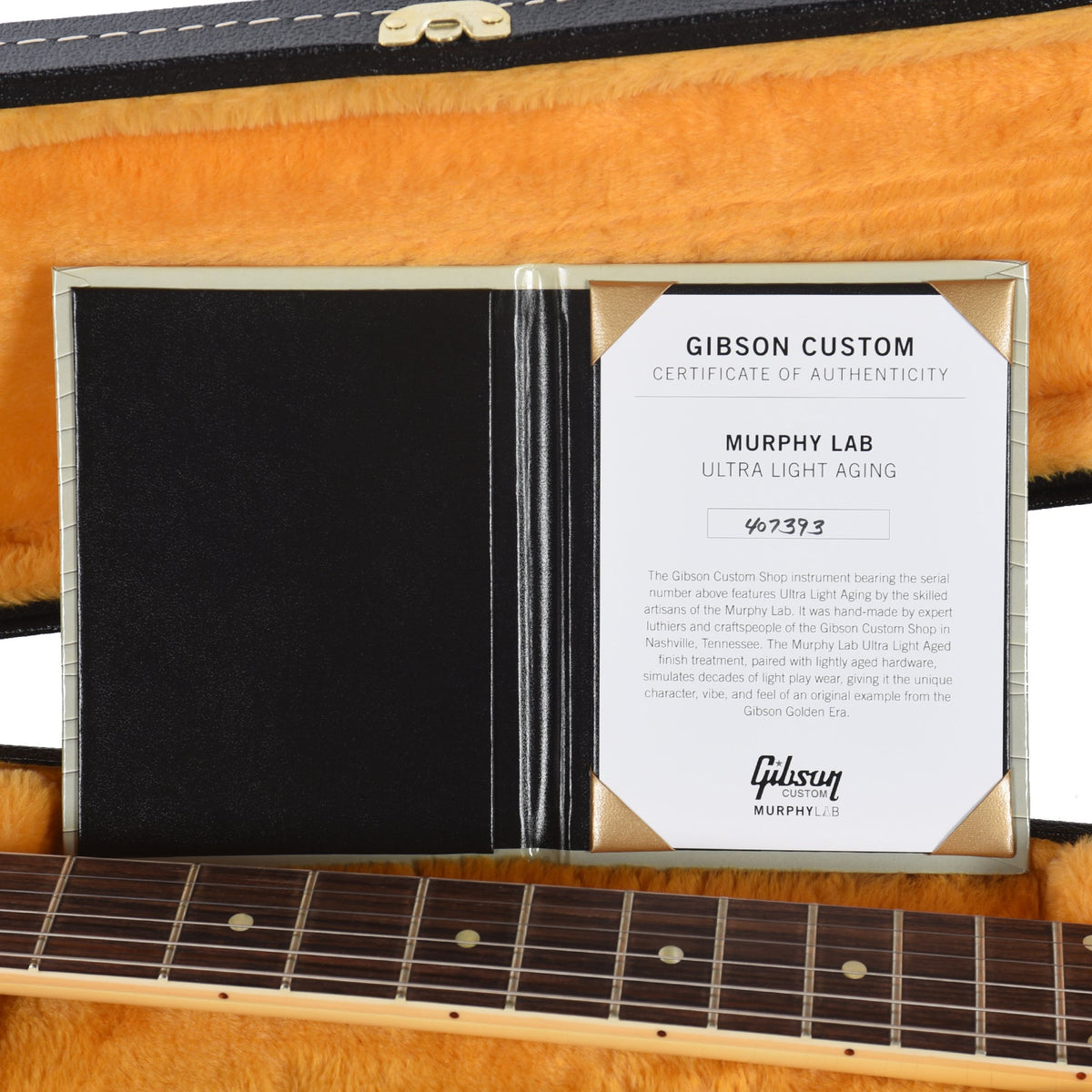 Gibson Custom Shop Murphy Lab 1963 SG Special Reissue Classic White Ultra Light Aged w/Lightning Bar - View 9 |