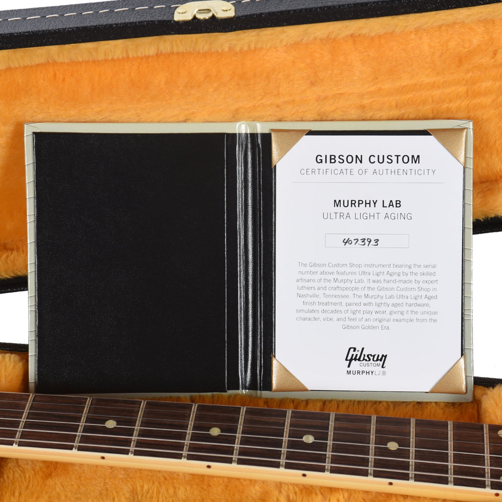Gibson Custom Shop Murphy Lab 1963 SG Special Reissue Classic White Ultra Light Aged w/Lightning Bar - View 9 |