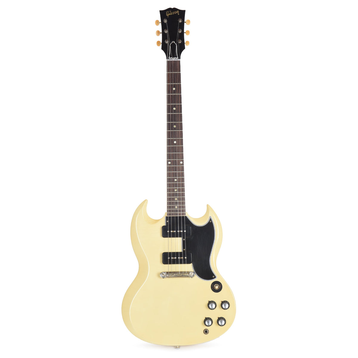 Gibson Custom Shop Murphy Lab 1963 SG Special Reissue Classic White Ultra Light Aged w/Lightning Bar - View 4 |