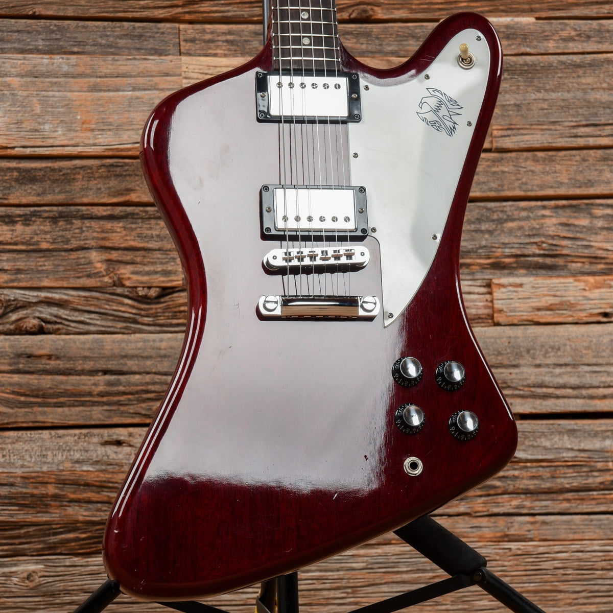 Gibson Firebird Studio Cherry Red 2008 - View 7 | MusicMarket