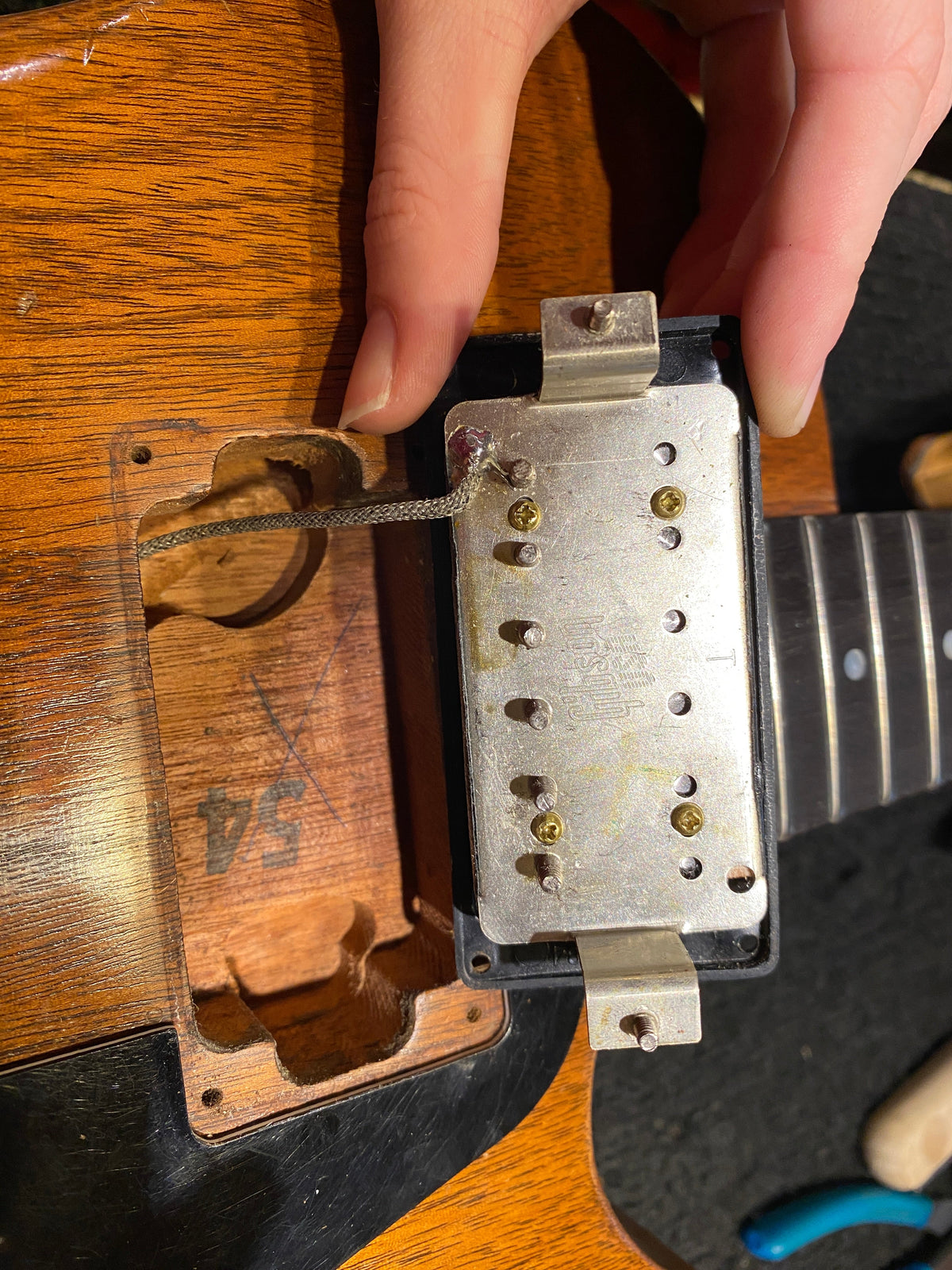 Gibson Firebrand "The Paul" Deluxe Natural 1980 - View 11 | MusicMarket