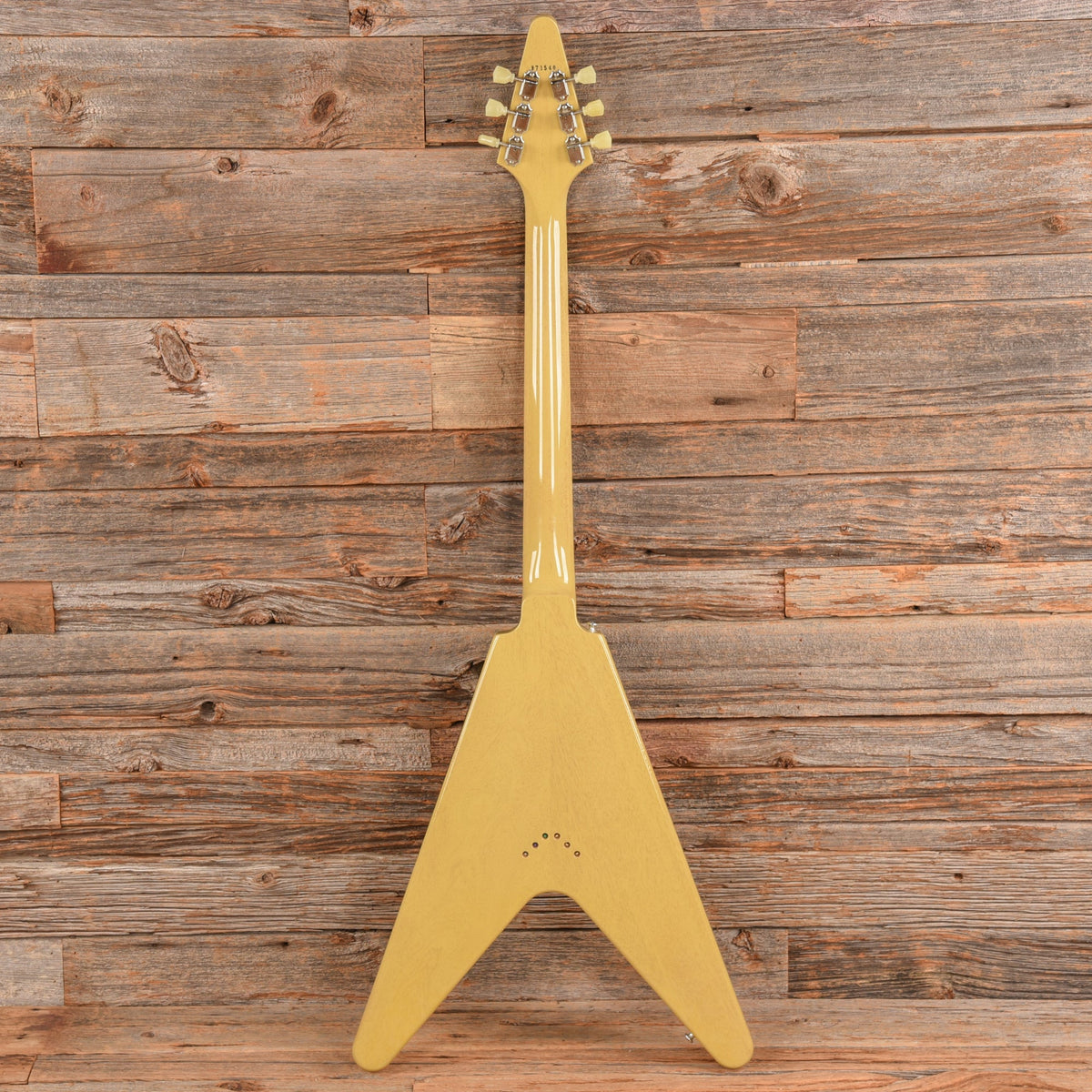 Gibson Flying V '59 Reissue TV Yelllow - Dave Amato of REO Speedwagon - View 5 | MusicMarket