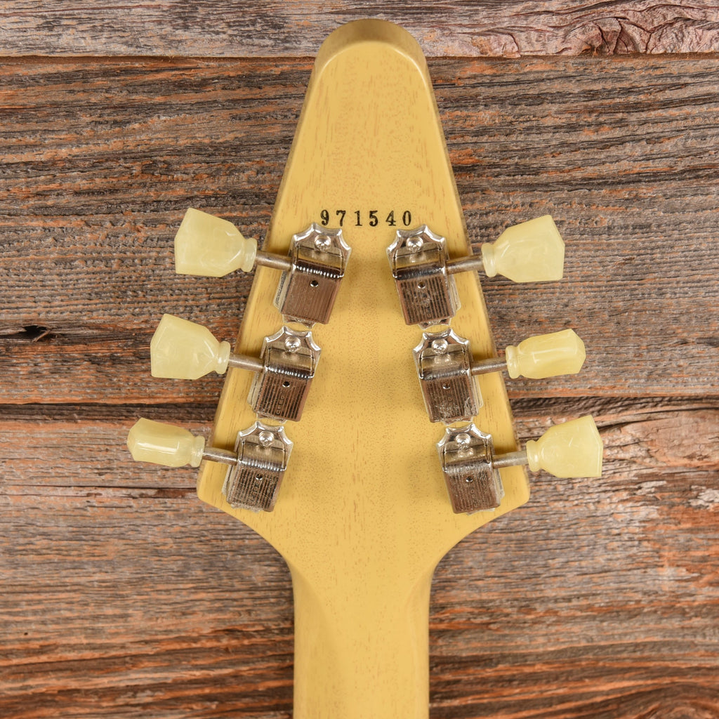 Gibson Flying V '59 Reissue TV Yelllow - Dave Amato of REO Speedwagon - View 7 | MusicMarket