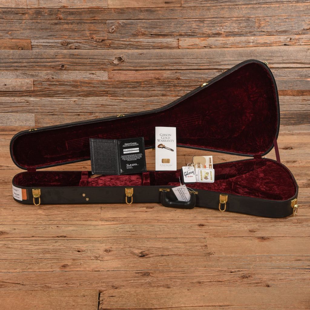 Gibson Flying V '59 Reissue TV Yelllow - Dave Amato of REO Speedwagon - View 9 | MusicMarket
