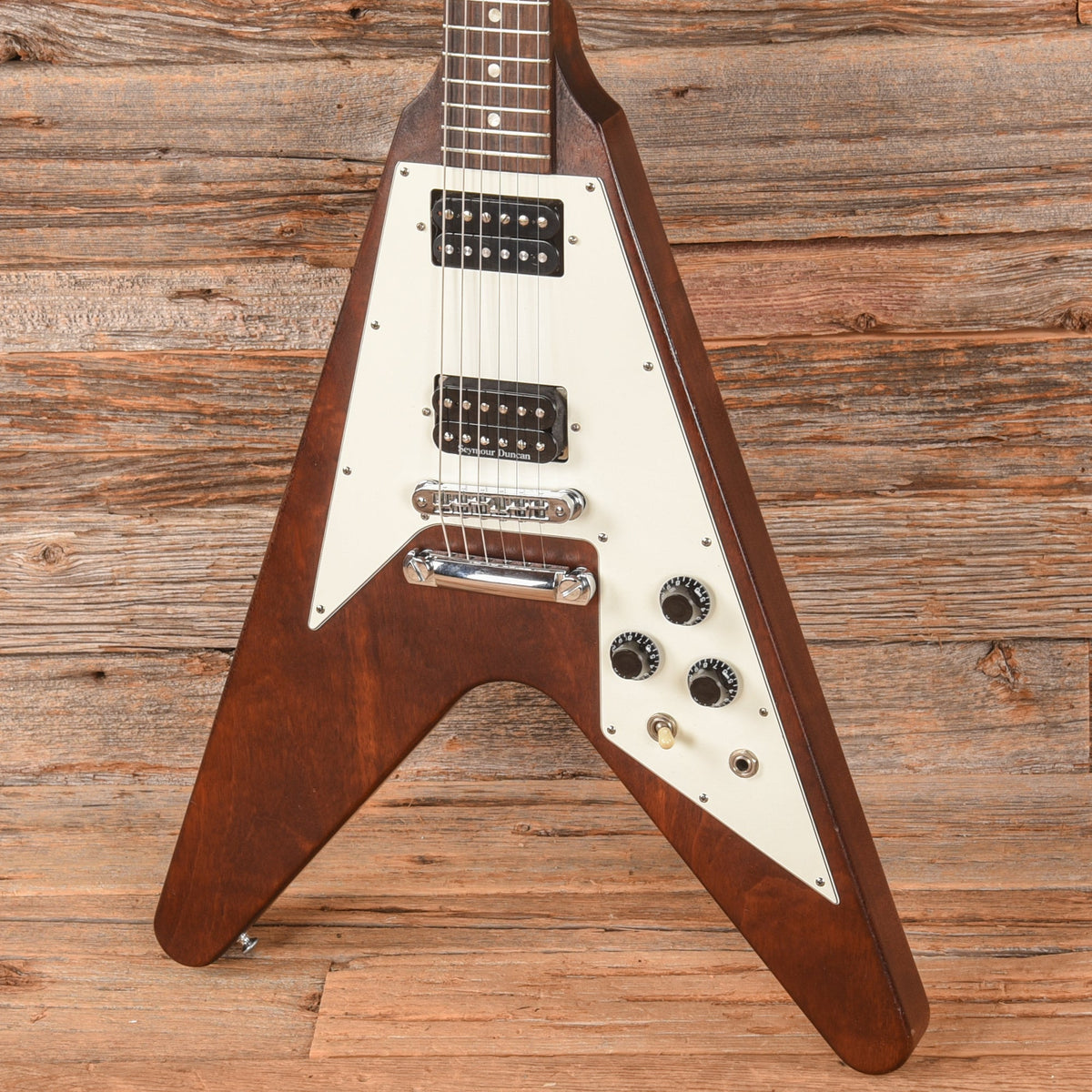 Gibson Flying V Faded Faded Brown 2005 - View 2 | MusicMarket