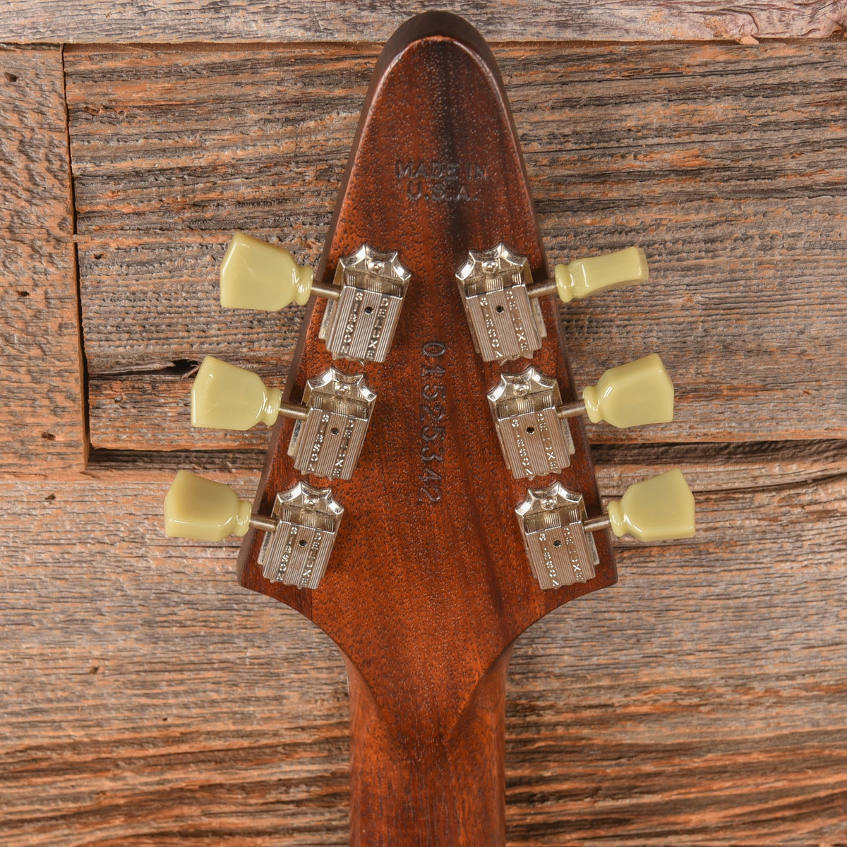 Gibson Flying V Faded Faded Brown 2005 - View 7 | MusicMarket