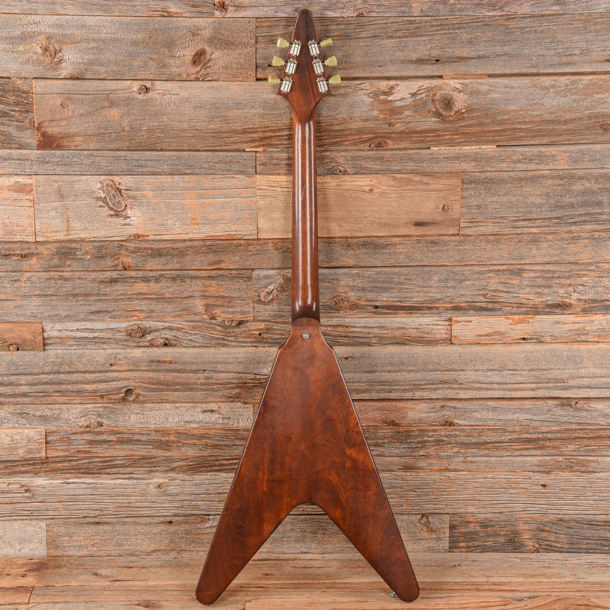 Gibson Flying V Faded Faded Brown 2005 - View 5 | MusicMarket