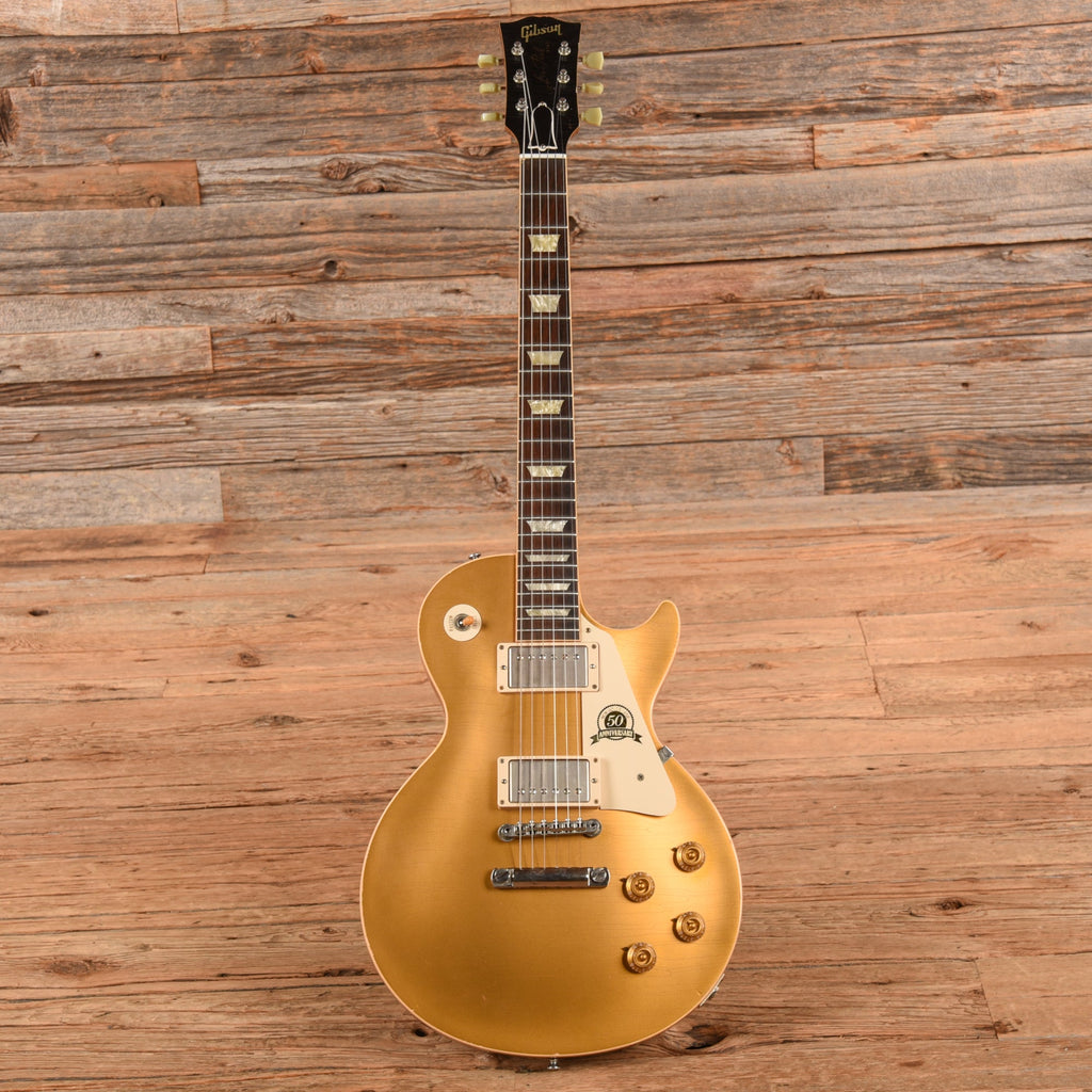 Gibson Les Paul '58 Murphy aged 50th Anniversary Goldtop - Dave Amato of REO Speedwagon - View 4 | MusicMarket