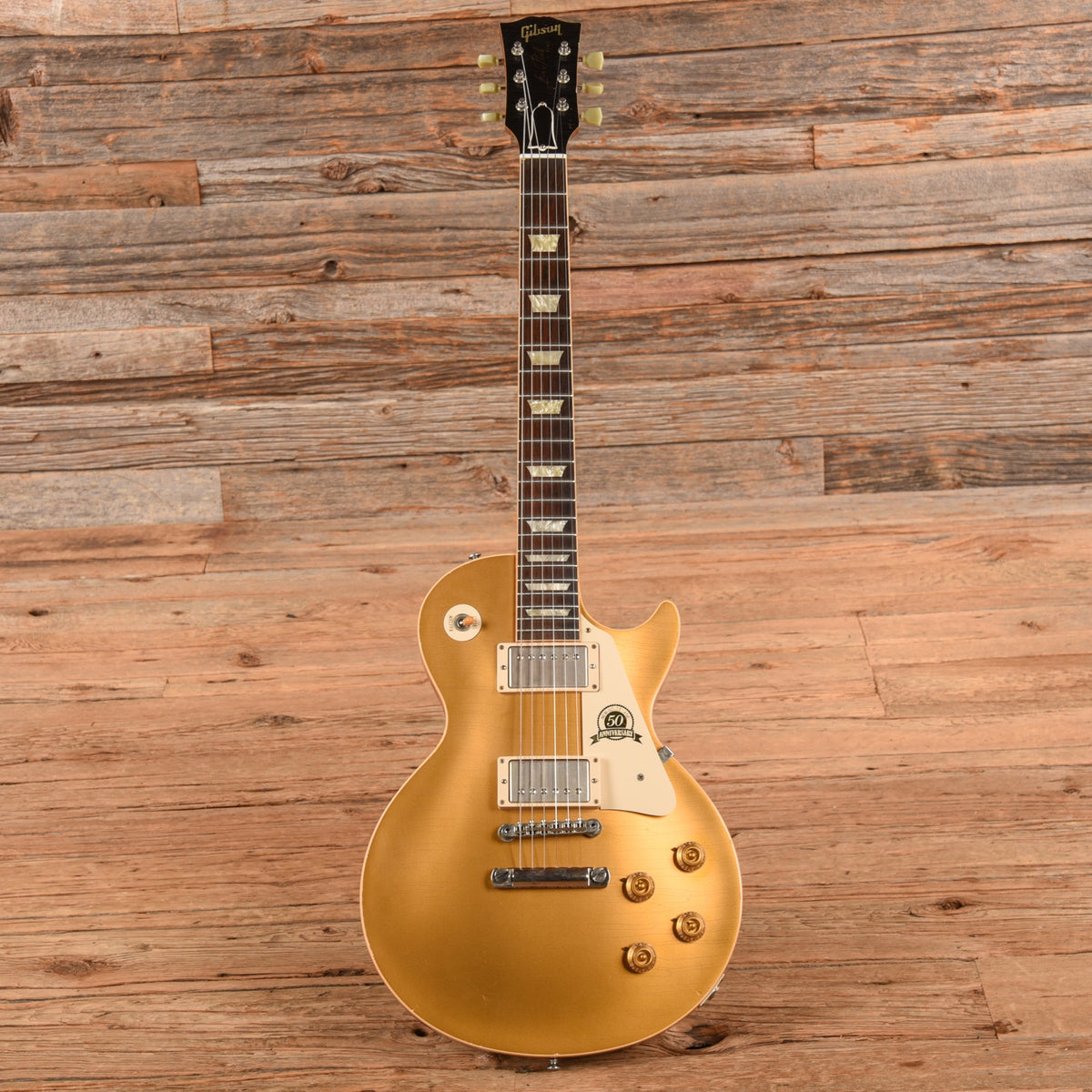 Gibson Les Paul '58 Murphy aged 50th Anniversary Goldtop - Dave Amato of REO Speedwagon - View 4 | MusicMarket